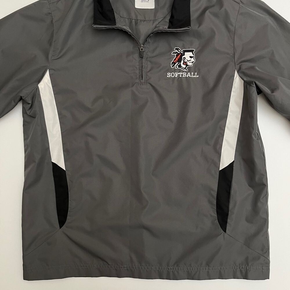 Augusta Sportswear Native Softball Windbreaker Pullover, Softball Jackets Z11‎ - Picture 3 of 11